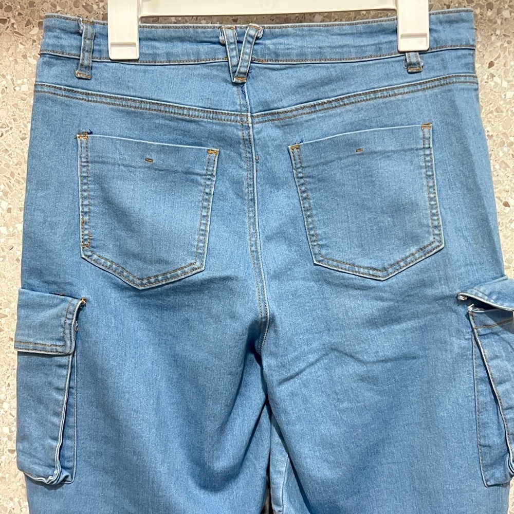Daisy Blue Flare Wide Leg Jeans - Picture 6 of 9
